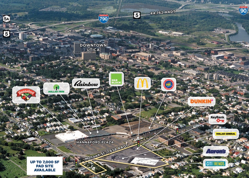 Mohawk St & Eagle St, Utica, NY à louer - Aérien – Image 2 sur 2