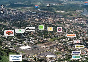 Mohawk St & Eagle St, Utica, NY - Vue aérienne  vue de carte