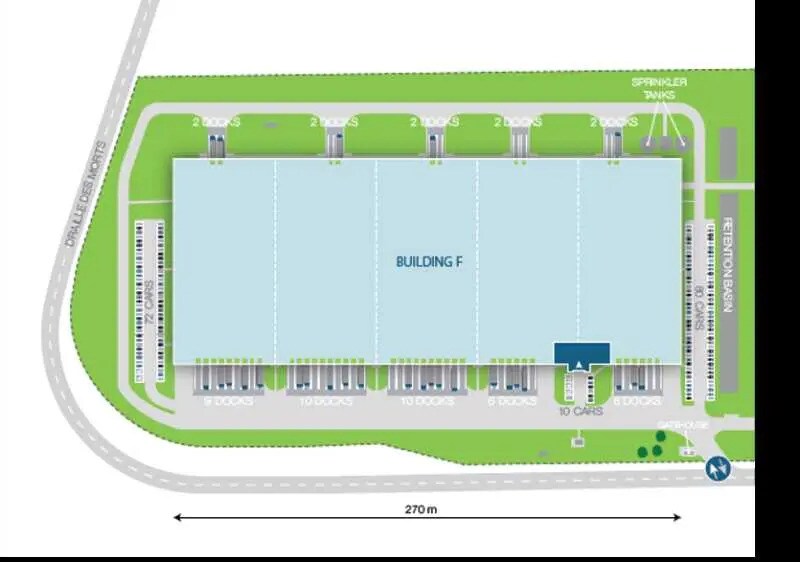 Bureau dans Saint-Martin-de-Crau à louer - Plan d’étage – Image 2 sur 2