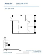 77 Bloor St W, Toronto, ON à louer Plan d’étage– Image 1 sur 1