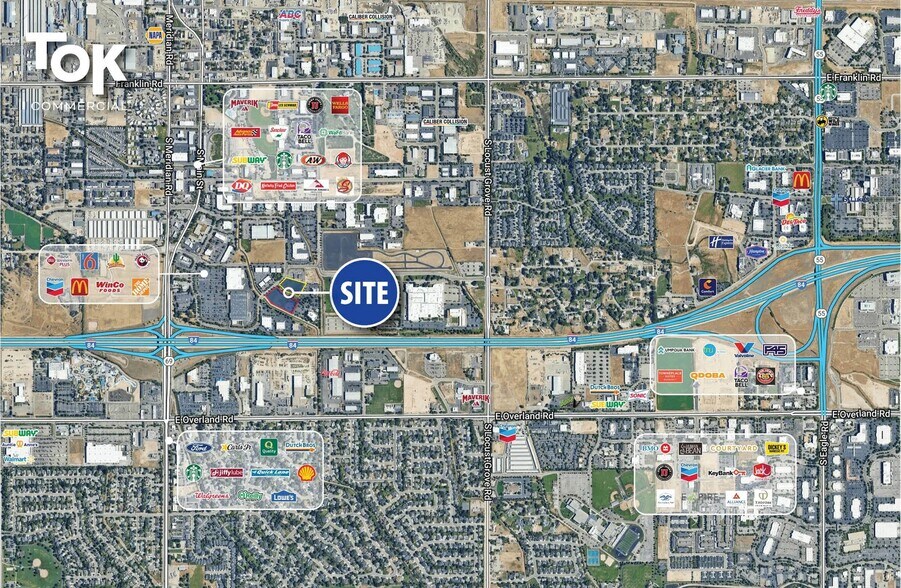 1050 & 1070 S Industry Way, Meridian, ID à vendre - Aérien – Image 3 sur 3