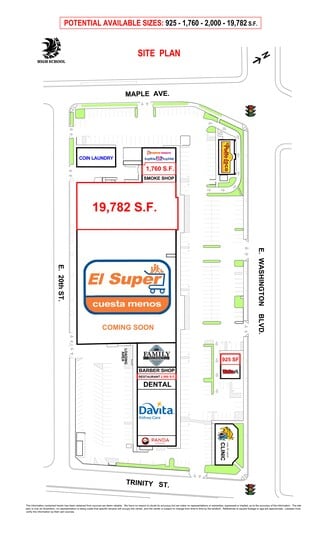 Plus de détails pour 408-530 E Washington Blvd, Los Angeles, CA - Local commercial à louer