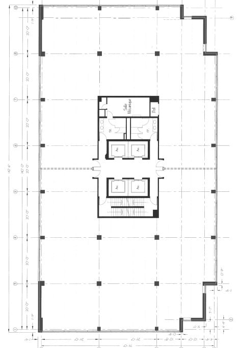 1055 Boul René-Lévesque E, Montréal, QC à louer Plan d’étage– Image 1 sur 1