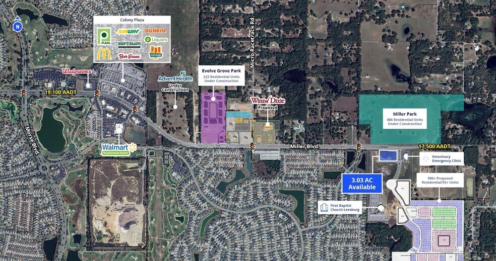 Miller Blvd and Vlg Park Dr, Fruitland Park, FL à louer - Photo de l’immeuble – Image 2 sur 2