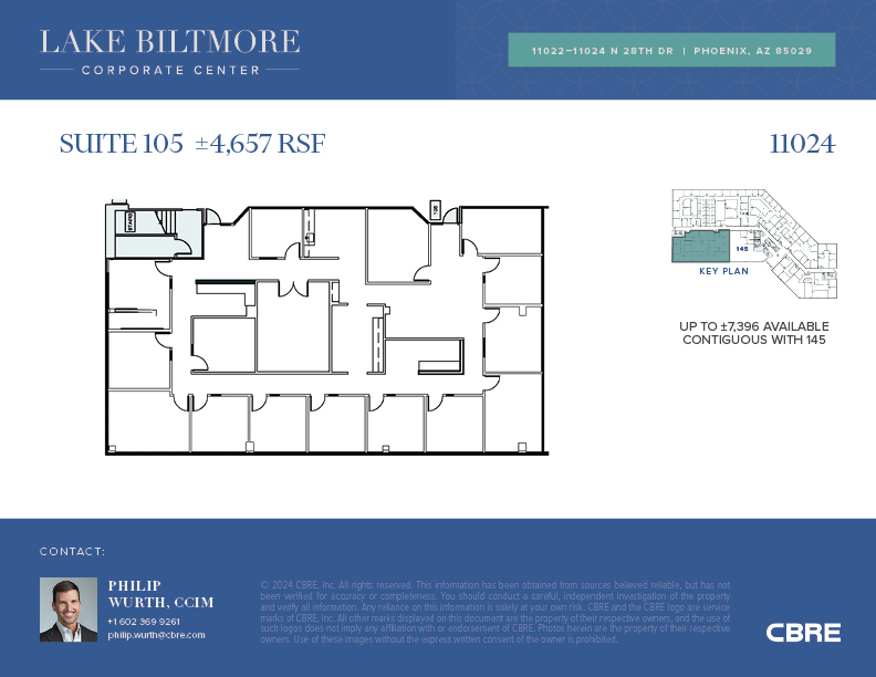 11022-11024 N 28th Dr, Phoenix, AZ à louer Plan d’étage– Image 1 sur 1