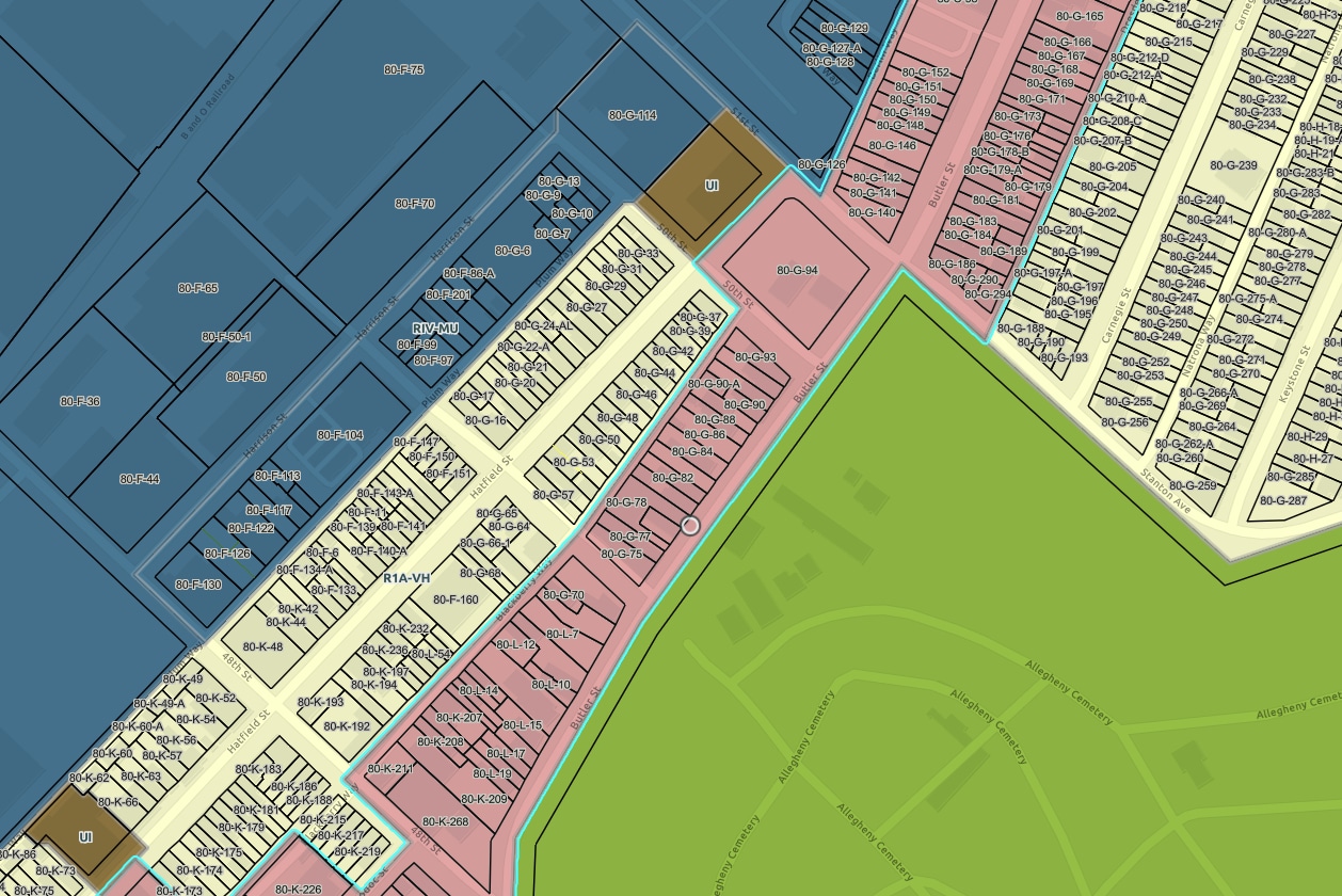 4911 Butler St, Pittsburgh, PA à louer Plan cadastral– Image 1 sur 1