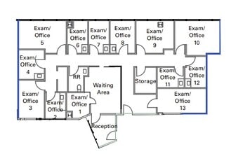 150 N Robertson Blvd, Beverly Hills, CA à louer Plan d’étage– Image 1 sur 1