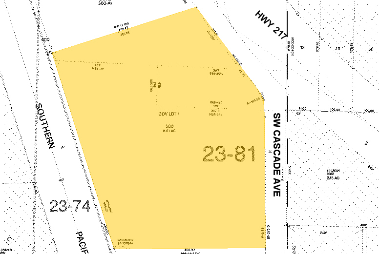 10329-10355 SW Cascade Blvd, Tigard, OR à louer - Plan cadastral – Image 2 sur 13