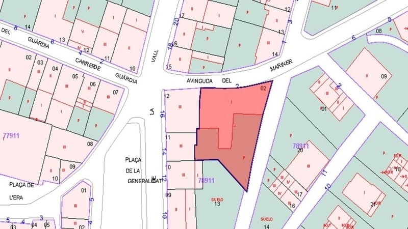 Avinguda Del Mariner, 2, Sant Pau de Segúries, Gerona à vendre - Plan cadastral – Image 3 sur 5