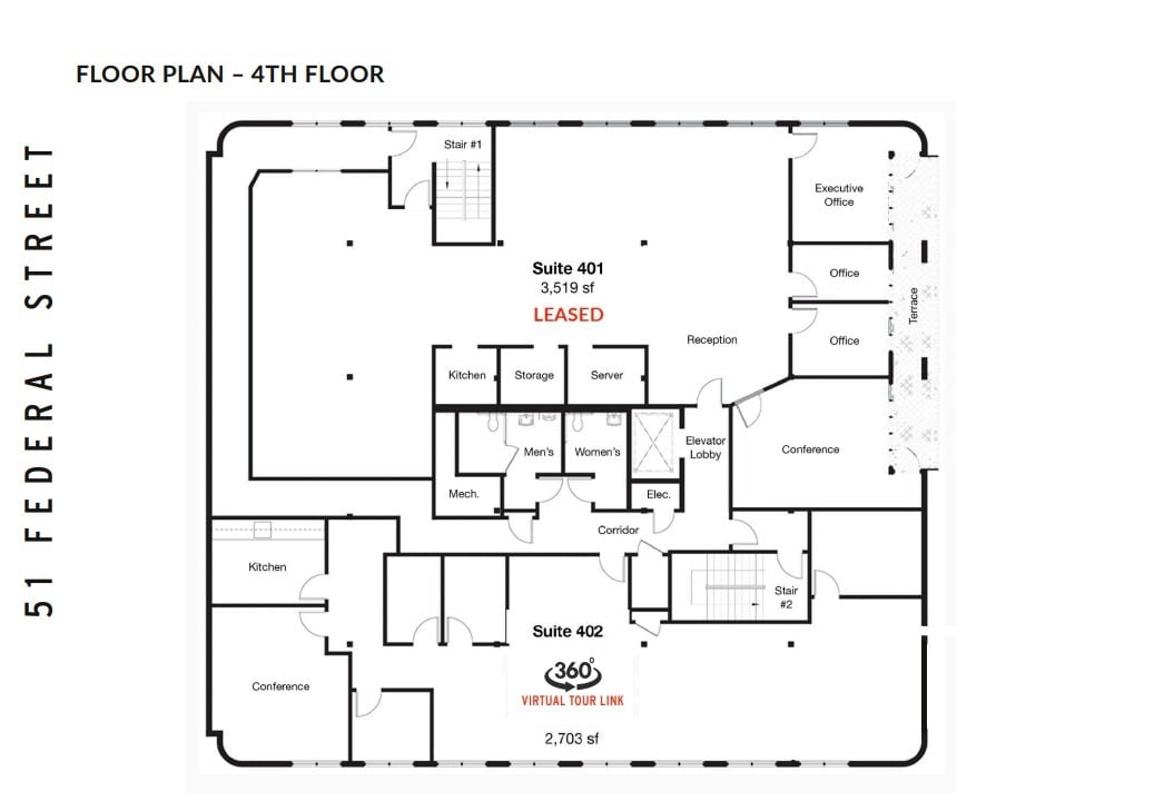 51 Federal St, San Francisco, CA à louer Plan d’étage– Image 1 sur 1