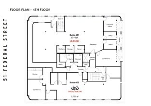 51 Federal St, San Francisco, CA à louer Plan d’étage– Image 1 sur 1