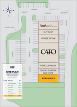 240 Greenville Blvd SE, Greenville, NC à louer Plan de site– Image 1 sur 1