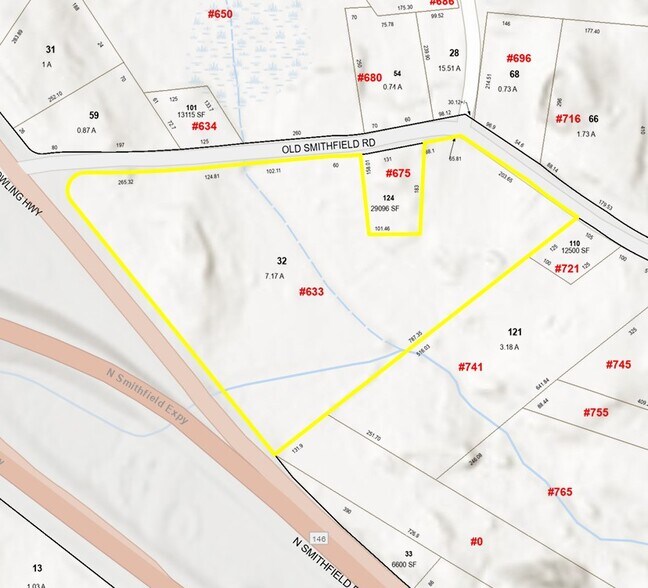 633 Old Smithfield Rd, North Smithfield, RI à vendre - Plan cadastral – Image 3 sur 3