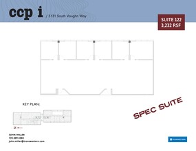 3131 S Vaughn Way, Aurora, CO à louer Plan de site– Image 2 sur 2