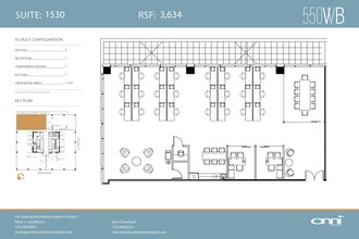 550 W Van Buren St, Chicago, IL à louer Plan d’étage– Image 1 sur 1