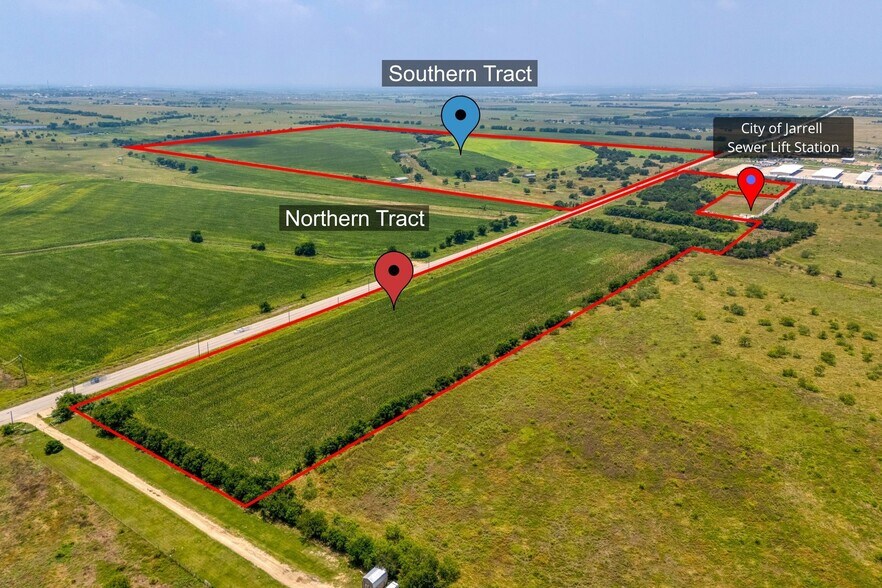 FM 487 Jarrell, TX portefeuille de 2 biens à vendre sur LoopNet.fr - Aérien – Image 3 sur 20
