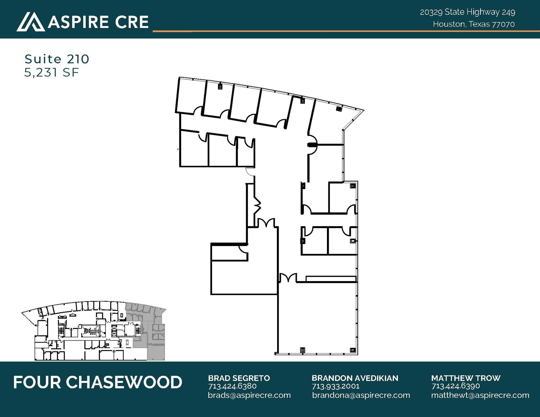 20333 State Highway 249, Houston, TX à louer Plan d’étage– Image 1 sur 1