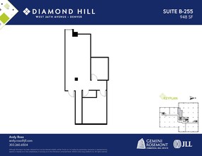 2490 W 26th Ave, Denver, CO à louer Plan d’étage– Image 1 sur 2