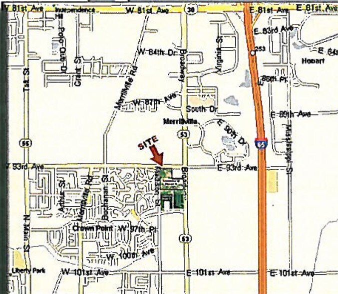 200 W 94th Pl, Crown Point, IN à vendre - Plan cadastral – Image 2 sur 3
