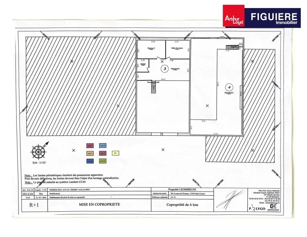 705 Avenue De L'Europe, Saint-Cannat, BDR 13760 - Lot 1 - - Plan d’étage - Image 2 of 10