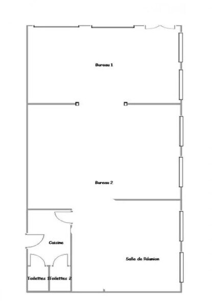 Local commercial dans Lyon à vendre - Plan d’étage – Image 2 sur 3