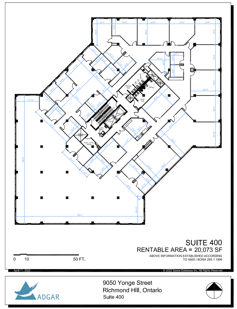 9050 Yonge St, Richmond Hill, ON à louer Plan d’étage– Image 1 sur 1