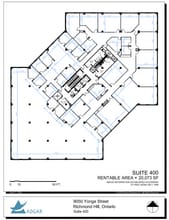 9050 Yonge St, Richmond Hill, ON à louer Plan d’étage– Image 1 sur 1