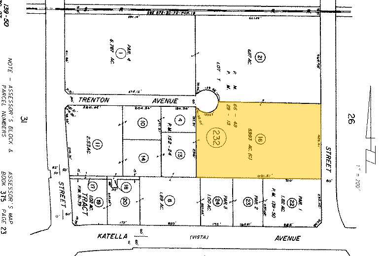 1422-1424 N Batavia St, Orange, CA à louer - Plan cadastral – Image 3 sur 3