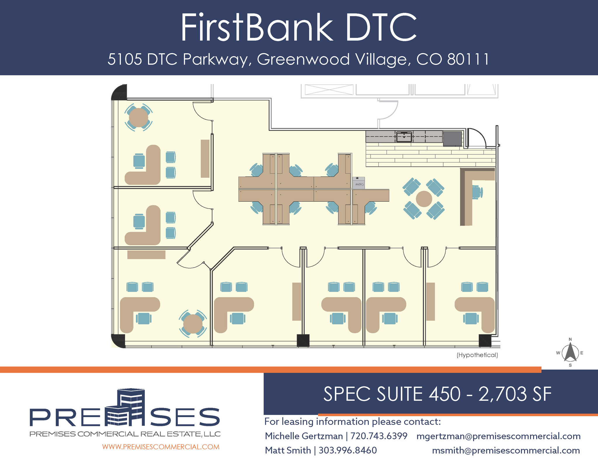 5105 Dtc Pky, Greenwood Village, CO à louer Plan d’étage– Image 1 sur 1