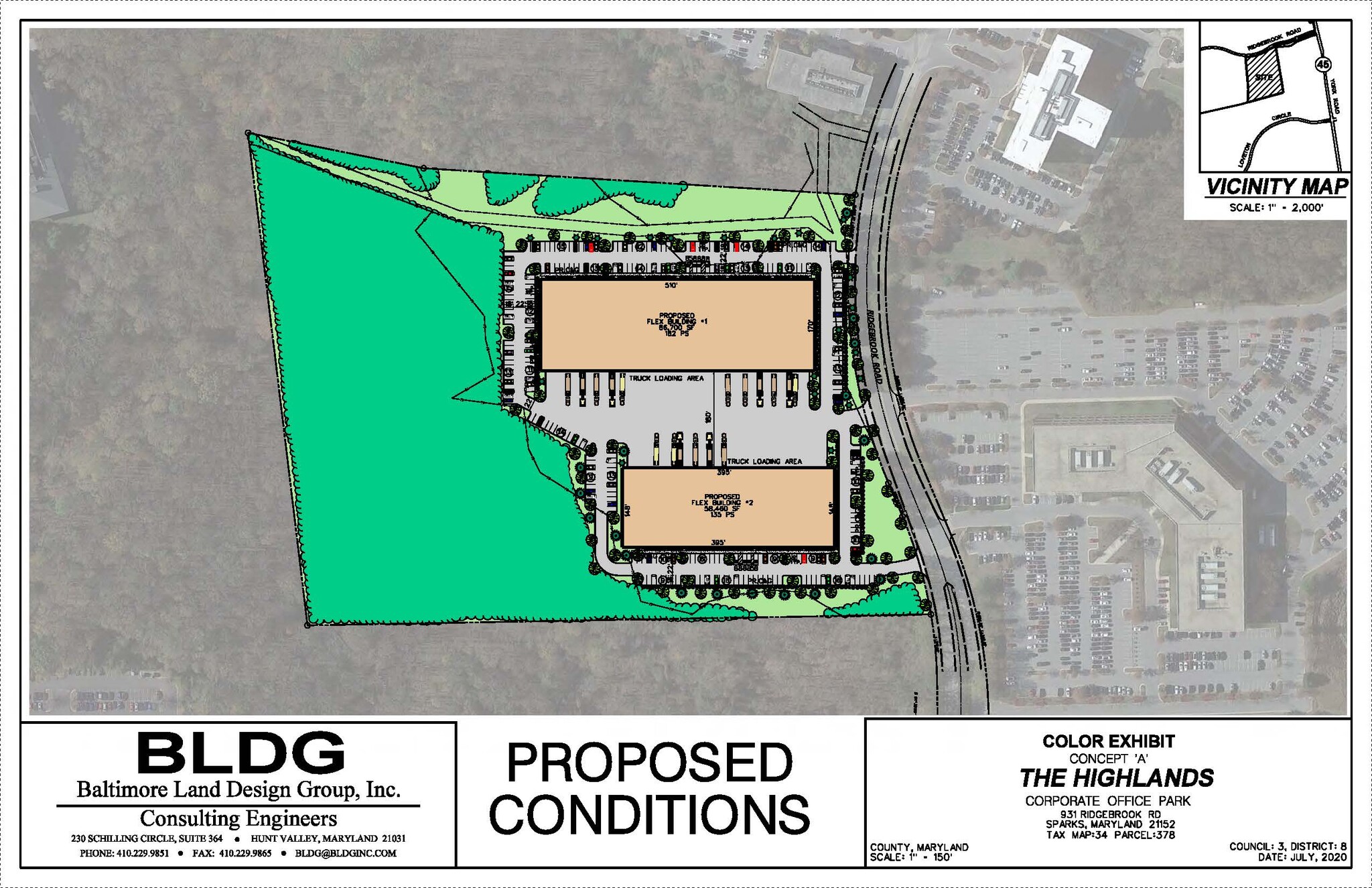 931 Ridgebrook Rd, Sparks, MD à louer Plan de site– Image 1 sur 2