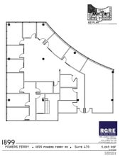 1899 Powers Ferry Rd SE, Atlanta, GA à louer Plan d’étage– Image 1 sur 2