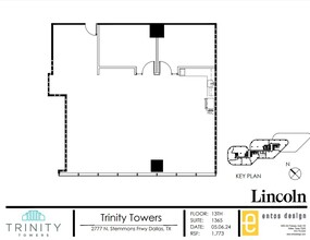 2777 N Stemmons Fwy, Dallas, TX à louer Plan d’étage– Image 1 sur 1