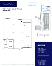 1051-1055 Pecten Ct, Milpitas, CA à louer Plan d’étage– Image 1 sur 1