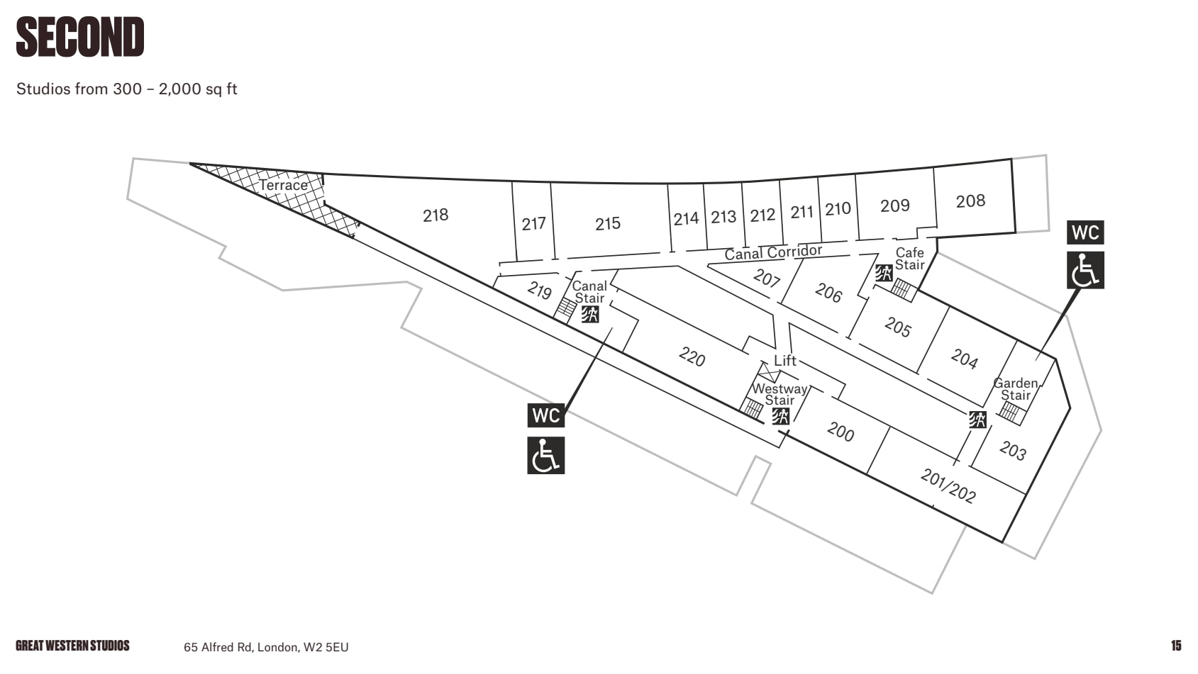65 Alfred Rd, Londres à louer Plan d’étage– Image 1 sur 1