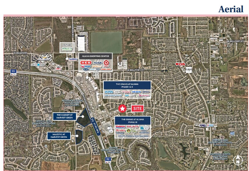 W Airport Boulevard & W Aliana Trace dr, Richmond, TX à vendre - Aérien – Image 3 sur 3