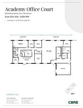 600-650 Academy Dr, Northbrook, IL à louer Plan d’étage– Image 2 sur 2