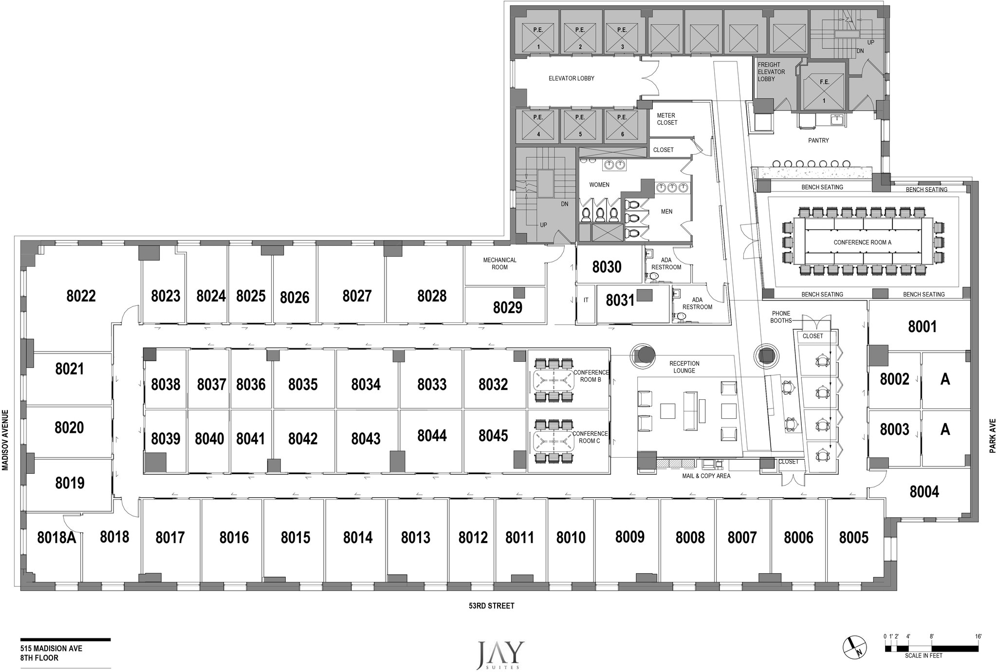 515 Madison Ave, New York, NY à louer Plan d’étage– Image 1 sur 1