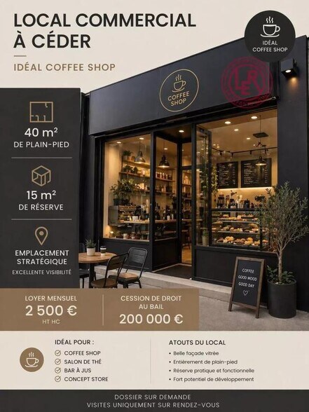 Local commercial dans Paris à louer - Photo de l’immeuble – Image 1 sur 2