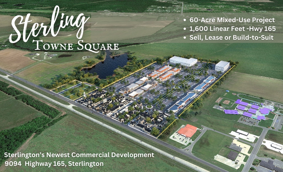 9094 Highway 165 Hwy, Sterlington, LA à vendre - Aérien – Image 2 sur 6