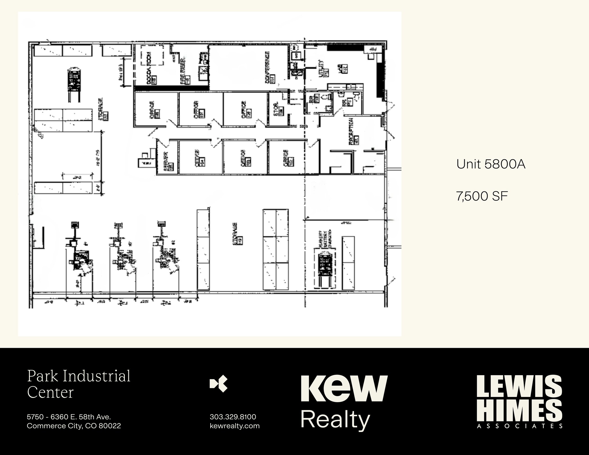 6000 E 58th Ave, Commerce City, CO à louer Plan de site– Image 1 sur 1