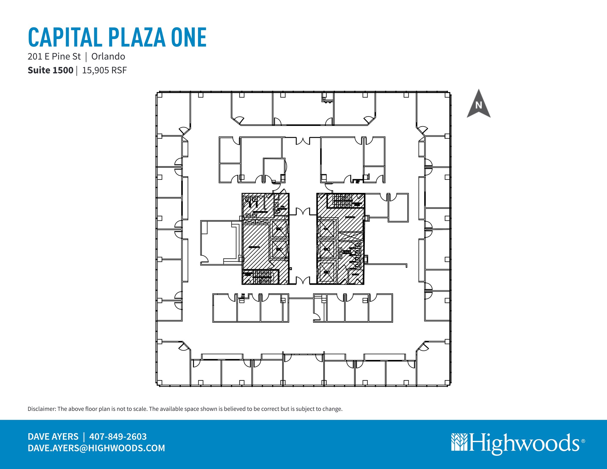 201 E Pine St, Orlando, FL à louer Plan de site– Image 1 sur 1