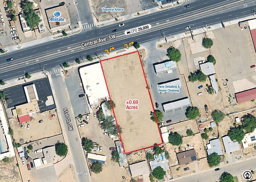 5940 Central Ave, Albuquerque, NM à vendre - Photo de l’immeuble – Image 2 sur 3