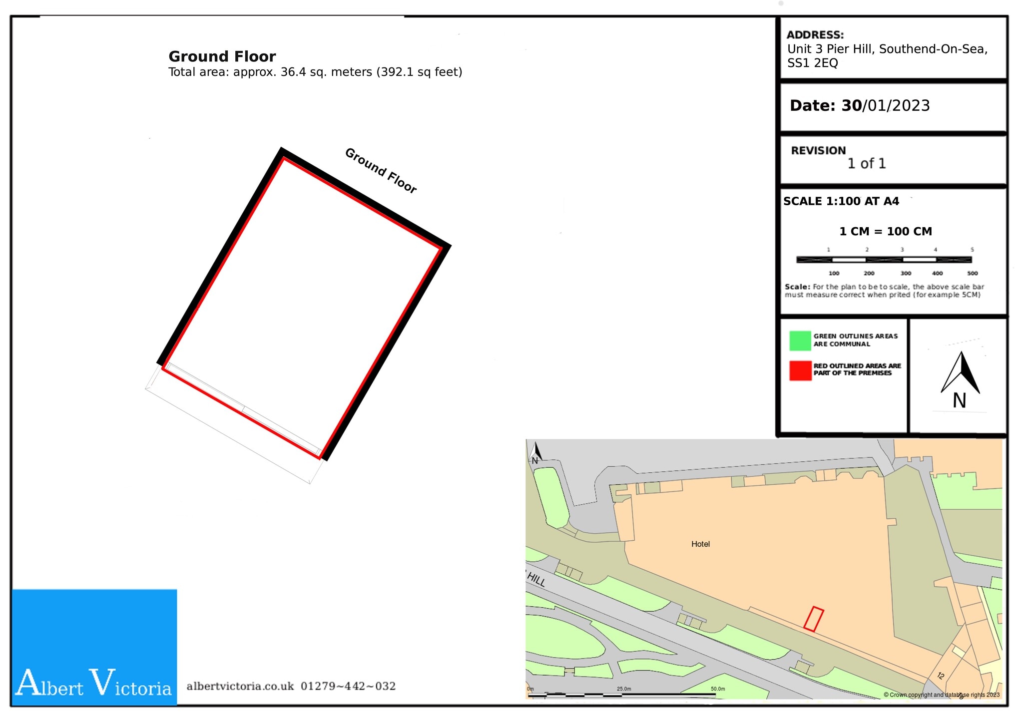 Pier Hl, Southend-On-Sea à louer Plan de site– Image 1 sur 1