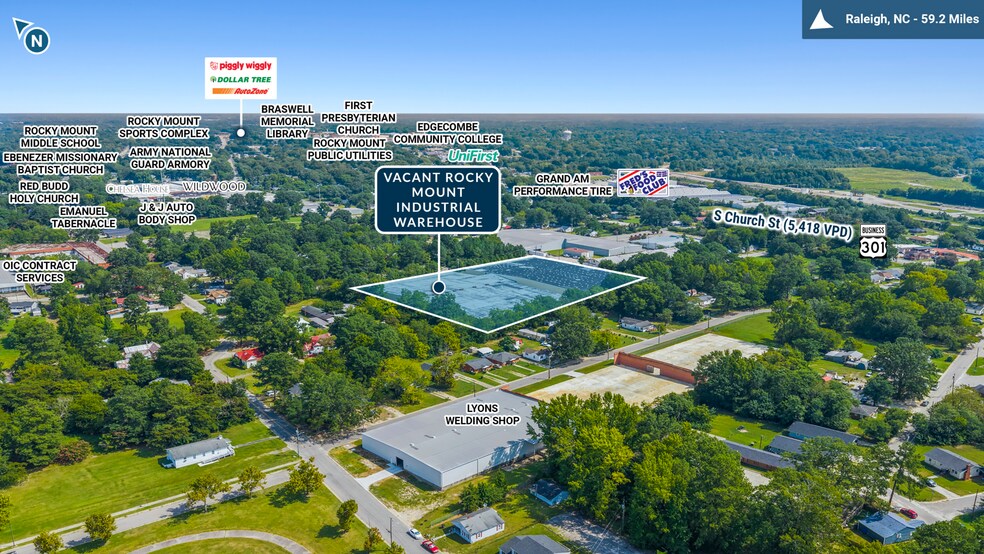 320 Commerce Ct, Rocky Mount, NC à vendre - Photo de l’immeuble – Image 2 sur 5