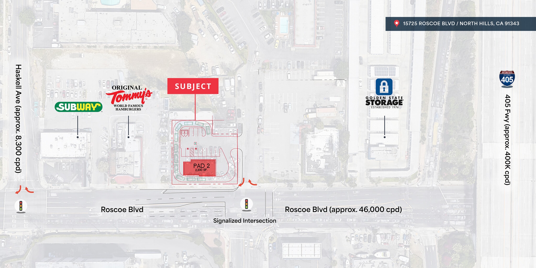 15725 Roscoe Blvd, North Hills, CA à louer Plan de site– Image 1 sur 1