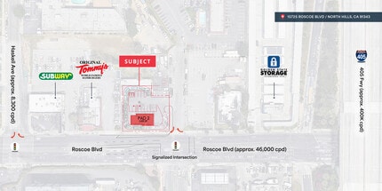 15725 Roscoe Blvd, North Hills, CA à louer Plan de site– Image 1 sur 1