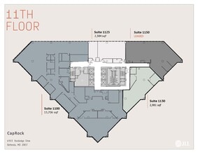 6903 Rockledge Dr, Bethesda, MD à louer Plan d’étage– Image 1 sur 2