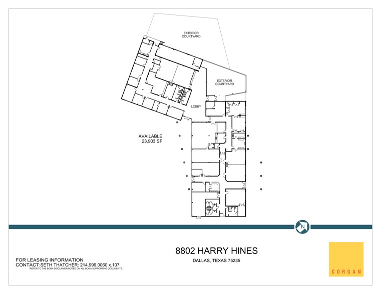 8802 Harry Hines Blvd, Dallas, TX à louer - Plan de site – Image 2 sur 2