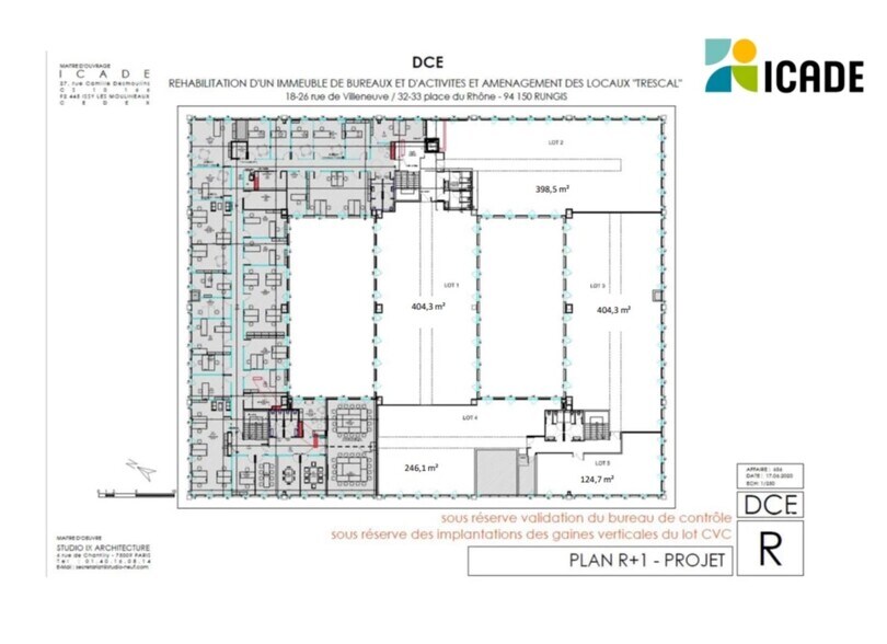 31-32 Place Du Rhône, 94150 Rungis, Rungis à louer - Plan de site – Image 1 sur 2