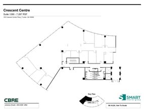 100 Crescent Centre Pky, Tucker, GA à louer Plan d’étage– Image 1 sur 1
